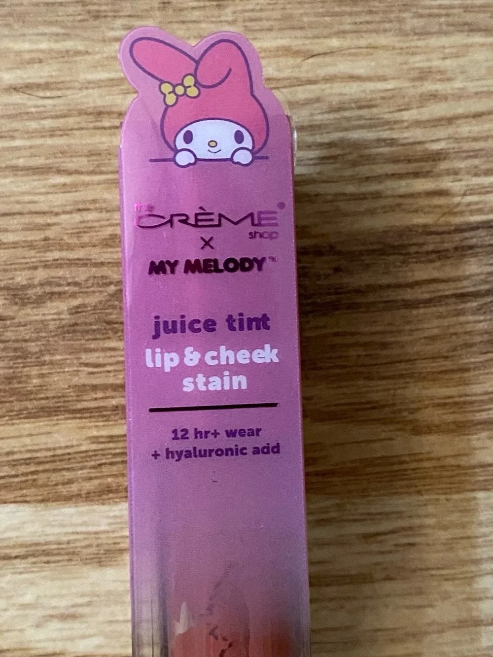 The Crème x My Melody Juice Tint Lip & Cheek Stain - Brown Pink New